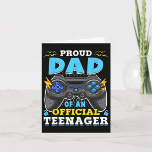 13. Geburtstag Proud Vater Offiziell Teenager Vide Karte