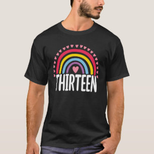 13. Geburtstag Regenbogen Fan 13 Jahre alte Mädche T-Shirt