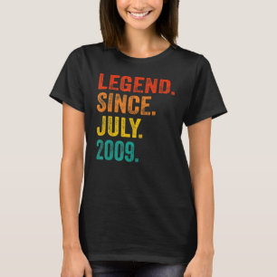 13. Geburtstag seit Juli 2009 13 Jahre alt T-Shirt