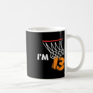 13. Geburtstag Sketll Ich bin 13 Dreizehn Jahre al Kaffeetasse