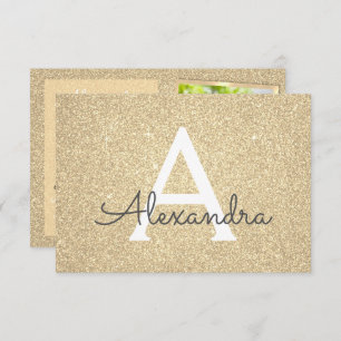 13. Geburtstag Sparkle Luxury Gold Foto Einladung