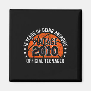 13. Geburtstag Vintag 2010 Offizieller Teenager 13 Magnet