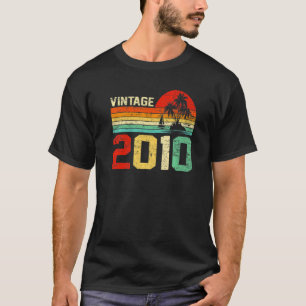 13. Geburtstag Vintag 2010 Retro Boy Girl 13 Jahr T-Shirt