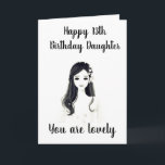 ****13. GEBURTSTAG**** ZU UNSEREM "LIEBEN DAUGHTER KARTE<br><div class="desc">IHRE **LOVELY DAUGHTER** WIRD SICH SO FREUEN,  DIESE KARTE VON "YOU" ZU ERHALTEN,  DASS ALLE WICHTIGEN ****13.***** GEBURTSTAG UND WIRD ES FÜR JEDEN,  DER SICHER BIN!  DENKEN SIE DARAN,  DASS SIE DAS ALTER IN ZWEITEN FÄLLEN "ÄNDERN" KÖNNEN,  WENN ERFORDERLICH:)</div>