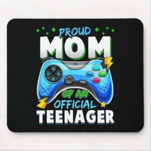 13. Geburtstags Mama Offiziell Teenager Video Ga Mousepad