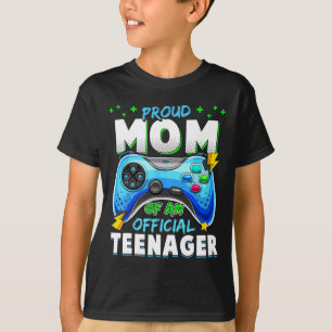 13. Geburtstags Mama Offiziell Teenager Video Ga T-Shirt