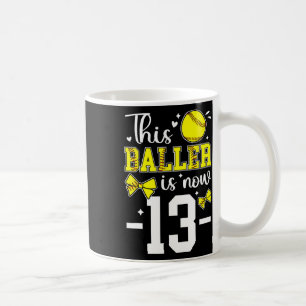13. Geburtstagsfeier Softll Mädchen Dreizehn Jahre Kaffeetasse