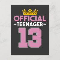13. Geburtstagsgärtnerin Prinzessin Offiziell Teen