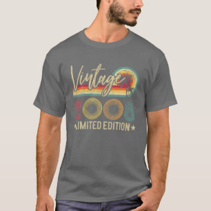 13. Geburtstagsgeschenk 2008 13 Jahre alter Retro T-Shirt