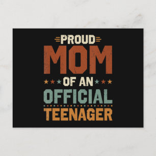 13. Geburtstagsgeschenk Jungen Mädchen Stolz Mama  Postkarte