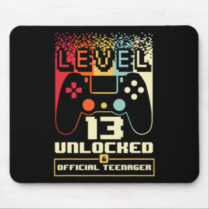 13. Geburtstagsgeschenkboys Stufe 13 Entsperrt Off Mousepad