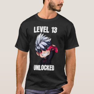 13. Geburtstagsjunge Stufe 13 Entsperrungsspieleri T-Shirt