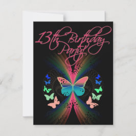 13. Geburtstagsparty Einladung