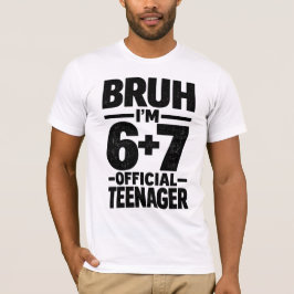 13. Geburtstagsshirt Lustiges Meme 6 7 Geburtstag T-Shirt