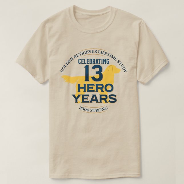 13 Heldenjahre - leicht T-Shirt (Design vorne)