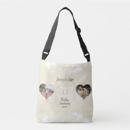 13. Hochzeit Jahrestag lace-like HeartCrossbo Tragetaschen Mit Langen Trägern