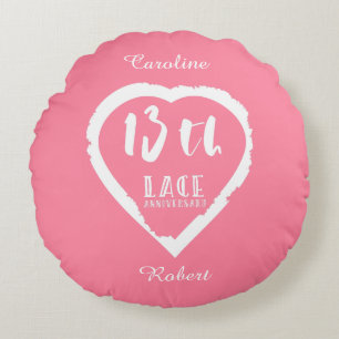 13. Hochzeiten Rundes Kissen