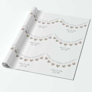 13. Hochzeitstag Geschenkpapier