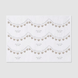 13. Hochzeitstag, Hochzeitstag Seidenpapier