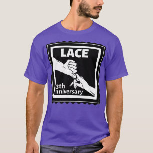 13. Hochzeitstag traditionelles Geschenk Lace T-Shirt