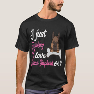 13 Ich friere gerade die Liebe des deutschen Hirte T-Shirt