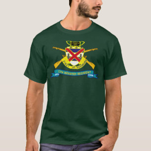 13. Infanterie-Regiment DUI w Br Ribbon X T-Shirt