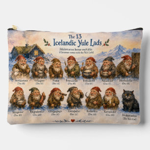 13 Isländische Weihnachtsmänner Weihnachten in Isl Zubehörtasche
