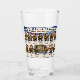13 Isländische Weihnachtsmänner Weihnachten reykja Glas