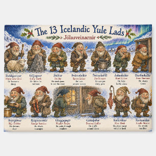 13 Isländische Weihnachtsmänner Weihnachten reykja Magnet