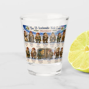 13 Isländische Weihnachtsmänner Weihnachten reykja Schnapsglas
