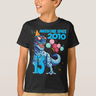 13 Jahre alt 13. Geburtstag Dinosaurier Junge Part T-Shirt
