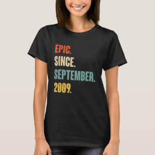13 Jahre alt 13. Geburtstag Epic Seit 2. September T-Shirt