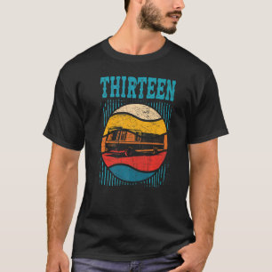 13 Jahre alt 13. Geburtstag Junge Feuerwehrmann Fe T-Shirt