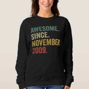 13 Jahre alt  13. Geburtstag Jungen Awesome seit N Sweatshirt