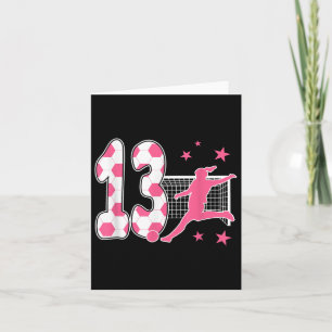 13 Jahre alt Geburtstag Fußball Lover 13. Fußball  Karte