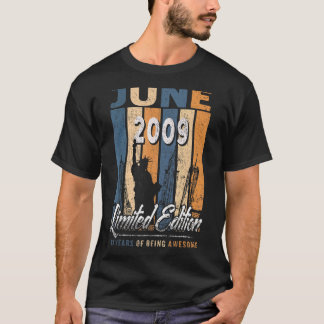 13 Jahre alt Juni 2009 13. Geburtstag T-Shirt