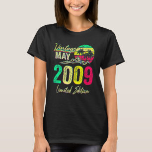 13 Jahre alt Vintag Mai 2009 13. Geburtstag T-Shirt