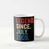 13 Jahre alte Geschenke Legend seit Juli 2009 13. 