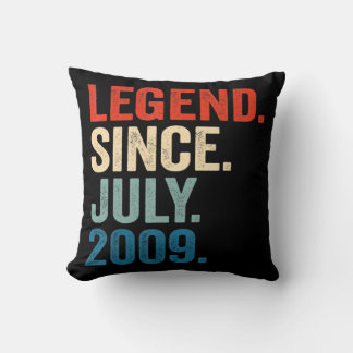 13 Jahre alte Geschenke Legend seit Juli 2009 13.  Kissen