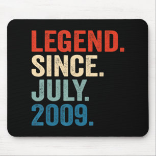 13 Jahre alte Geschenke Legend seit Juli 2009 13. Mousepad