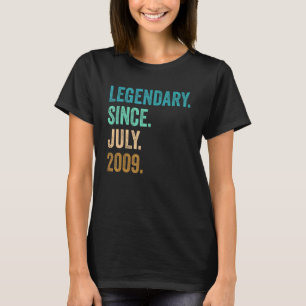 13 Jahre alte Legendärin seit Juli 2009 13. Geburt T-Shirt
