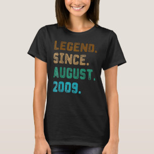 13 Jahre alte Legende seit August 2009 13. Geburts T-Shirt