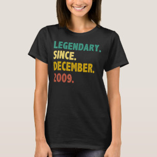 13 Jahre alte Legende Seit Dezember 2009 13. Gebur T-Shirt