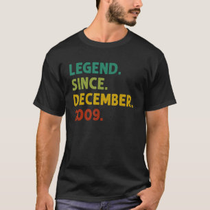 13 Jahre alte Legende Seit Dezember 2009 13. Gebur T-Shirt