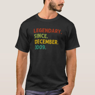 13 Jahre alte Legende Seit Dezember 2009 13. Gebur T-Shirt