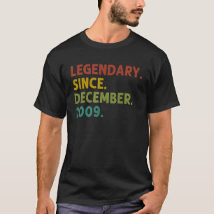 13 Jahre alte Legende Seit Dezember 2009 13. Gebur T-Shirt