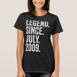 13 Jahre alte Legende seit Juli 2009 13. Geburtsta T-Shirt