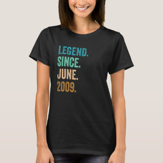 13 Jahre alte Legende Seit Juni 2009 13. Geburtsta T-Shirt