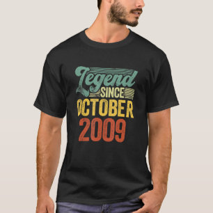 13 Jahre alte Legende Seit Oktober 2009 13. Geburt T-Shirt