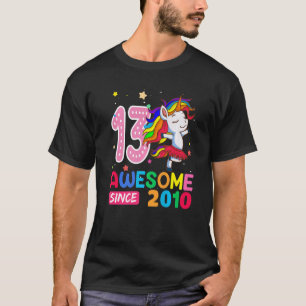 13 Jahre Alte Mädchen Teens Einhorn 13. Geburtstag T-Shirt